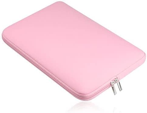 11-11.6 Inch Laptop Sleeve Case Soft Zipper Cover Carrying Bag Compatible 11.6" MacBook Air for Notebook Tablet Ultrabook Chromebook of Dell HP ThinkPad Lenovo Asus Acer Samsung(Pink)