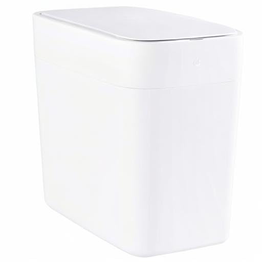 TOWNEW T1S 4.1 Gallon Automatic Self-Sealing and Self-Changing, Motion Sense Activated Trash Can, 2024 Upgrade Smart Garbage Can with Lid for Kitchen Bathroom Office, White-DeskLoop Office