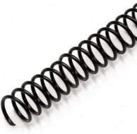 10-mm (3/8") Binding Coils - Coil10 - Pre-Sized to fit Letter Sized Paper - 4:1 Pitch (4 Holes per inch) - 12" Long - Compatible with GBC, Trubind, Fellows Binding Machines - 100 Per Box-DeskLoop Office