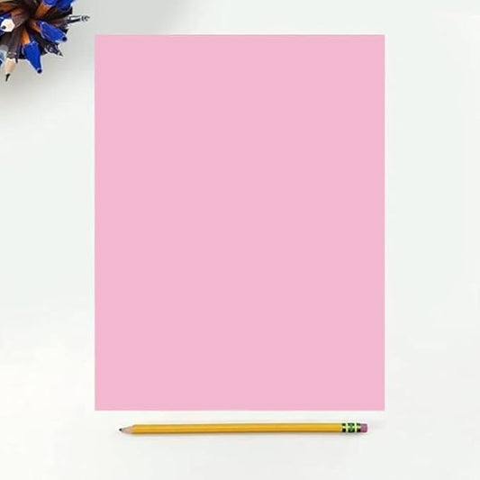 Colored Copy Paper, 20LB (75 GSM) 8.5 X 11, 500 Sheets Per Ream (PINK)-DeskLoop Office