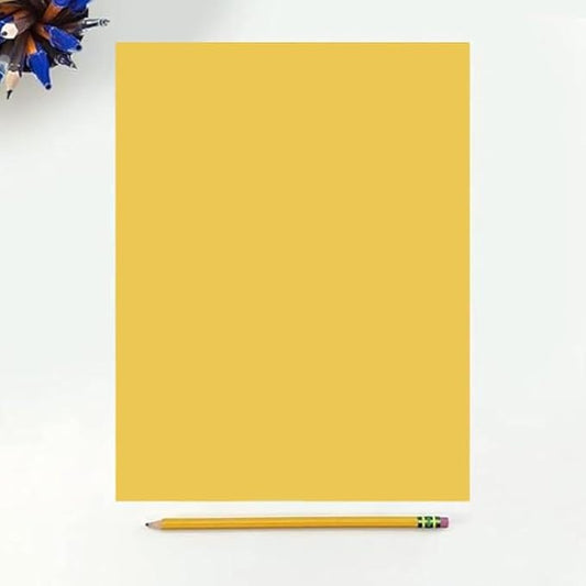 Colored Copy Paper, 20 LB (75 GSM) 8.5 X 11, 500 Sheets (Gold)-DeskLoop Office