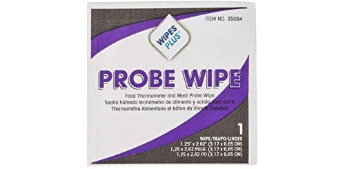 Thermometer Sanitizing Wipes - Probe Wipe Sachet - 100 Wipes-DeskLoop Office