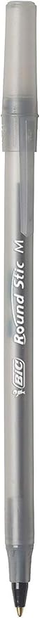 BIC Round Stic Xtra Life Ballpoint Pens, Bulk Pack of Black Ink Pens, Medium point 1.0 mm, Pack of 300-DeskLoop Office