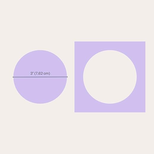 Craftelier - 3 Inch Circle Punch with Lever Press | Shape Hole Puncher for Paper Crafts | Round Hole Punch to Create Scrapbooks, DIY Cards & Journals | Mini Hole Punch for Paper & Cardstock.-DeskLoop Office