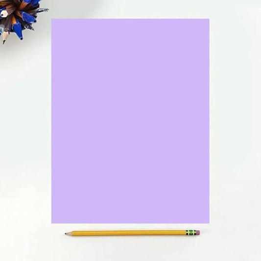 Colored Copy Paper, 20 LB (75 GSM) 8.5 X 11, 500 Sheets (Lavender/orchid)-DeskLoop Office