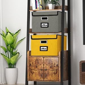 File Organizer Box with Lid, Collapsible File Folder Organizer - Image 8