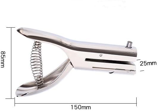 Single Hole Punch - Heavy Duty Handheld Paper Puncher for Crafts, Cards, Tags, Scrapbook - 1/8 Inch (3mm)-DeskLoop Office