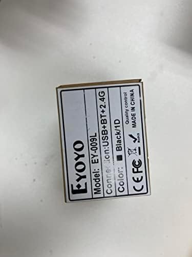 Eyoyo Mini 1D Bluetooth Barcode Scanner, 3-in-1 Bluetooth & USB Wired & 2.4G Wireless Barcode Reader Portable Bar Code Scanning Work with Windows, Android, iOS, Tablets or Computers(Pink)-DeskLoop Office