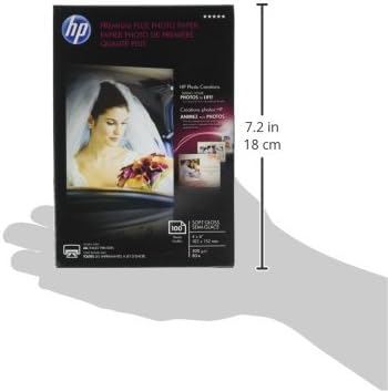 HP Premium Plus Photo Paper, Satin, 4x6 in, 100 sheets (CR666A)-DeskLoop Office