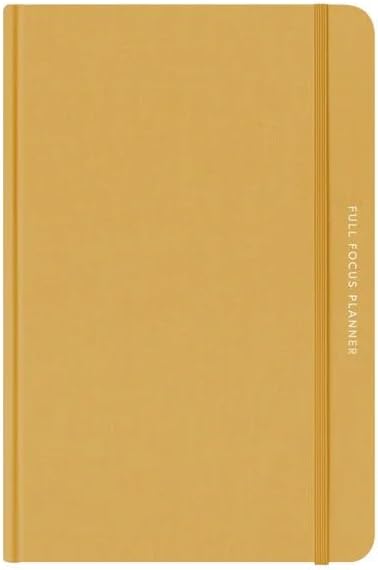 Full Focus Finch Linen Planner by Michael Hyatt - The #1 Daily Planner to Set Annual Goals, Increase Focus, Eliminate Overwhelm, and Achieve Your Biggest Goals - Hardcover-DeskLoop Office