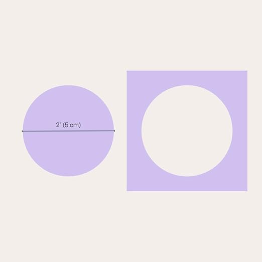 Craftelier - 2 Inch Circle Punch with Lever Press | Shape Hole Puncher for Paper Crafts | Round Hole Punch to Create Scrapbooks, DIY Cards & Journals | Mini Hole Punch for Paper & Cardstock.-DeskLoop Office