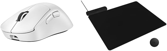Logitech G Pro X Superlight 2 DEX Lightspeed Wireless Gaming Mouse + Powerplay 2 Wireless Charging Mouse Pad Bundle - White-DeskLoop Office
