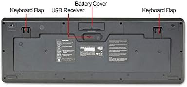 Adesso WKB-4400UB Wireless Desktop Touchpad Keyboard - 2.4GHz RF Wireless Technology, 104-Key Layout, Built-in Trackpad, Multimedia and Internet Hotkeys-DeskLoop Office