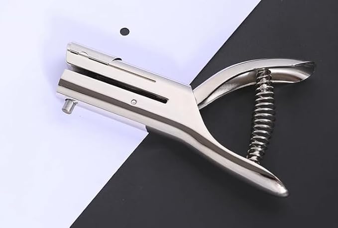 Heavy Duty Hole Punch - Single 3/8" (10mm) Hole Punch for Crafts, Paper, Cards & Tags-DeskLoop Office