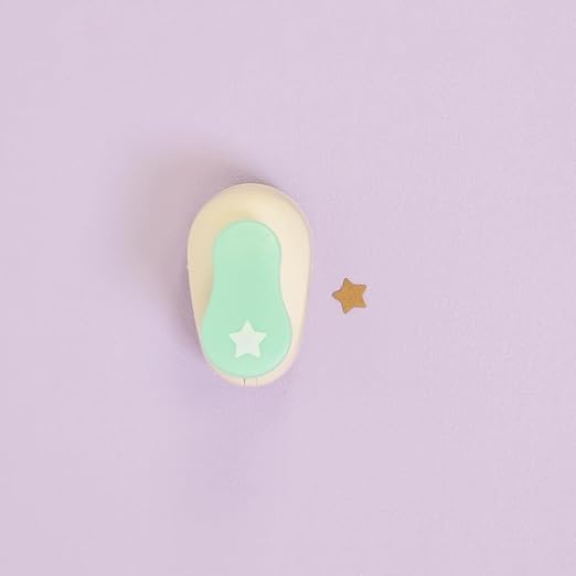 Craftelier - 3/8 Inch Star Hole Punch with Lever Press β Star Hole Puncher for Paper Crafts | Star Punch for Scrapbooking, DIY Cards & Journals | Hole Punch Shapes for Paper & Cardstock.-DeskLoop Office