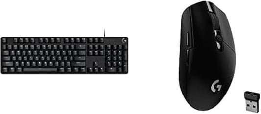 Logitech G413 SE Full-Size Mechanical Gaming Keyboard + G305 Lightspeed Wireless Gaming Mouse - Black-DeskLoop Office