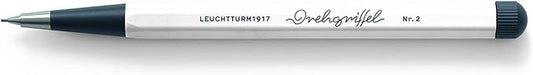 LEUCHTTURM1917 - Drehgriffel Mechanical Pencil - Refillable Writing Stylus with 0.7 mm HB Graphite Lead (White)-DeskLoop Office