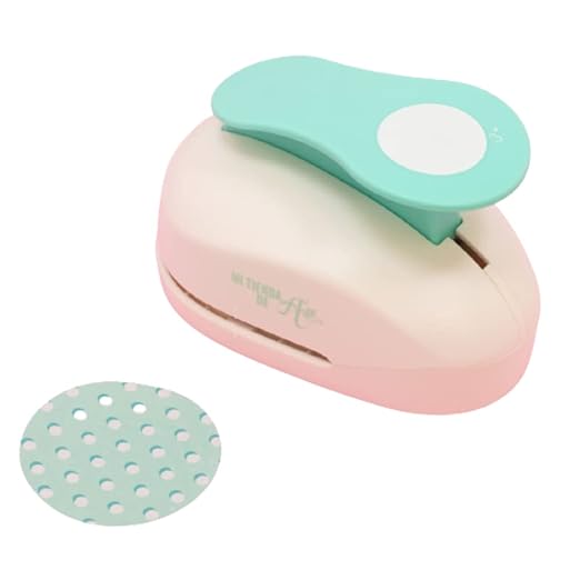 Craftelier - 3 Inch Circle Punch with Lever Press | Shape Hole Puncher for Paper Crafts | Round Hole Punch to Create Scrapbooks, DIY Cards & Journals | Mini Hole Punch for Paper & Cardstock.-DeskLoop Office