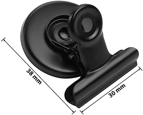 FINDMAG 48 Pack Magnetic Clips for Photo Display, Picture Hanging, Heavy Duty Scratch-Free Magnet Clips for Refrigerator, Metal Fridge Magnets for Whiteboard, Kitchen, Office, School Use.-DeskLoop Office