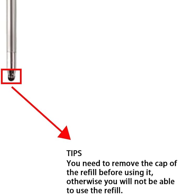 Refill 2.75" (20pcs) Replaceable Ballpoint Pen Refill, Blue Ink 1mm midpoint Metal Refill (Blue Refill)-DeskLoop Office