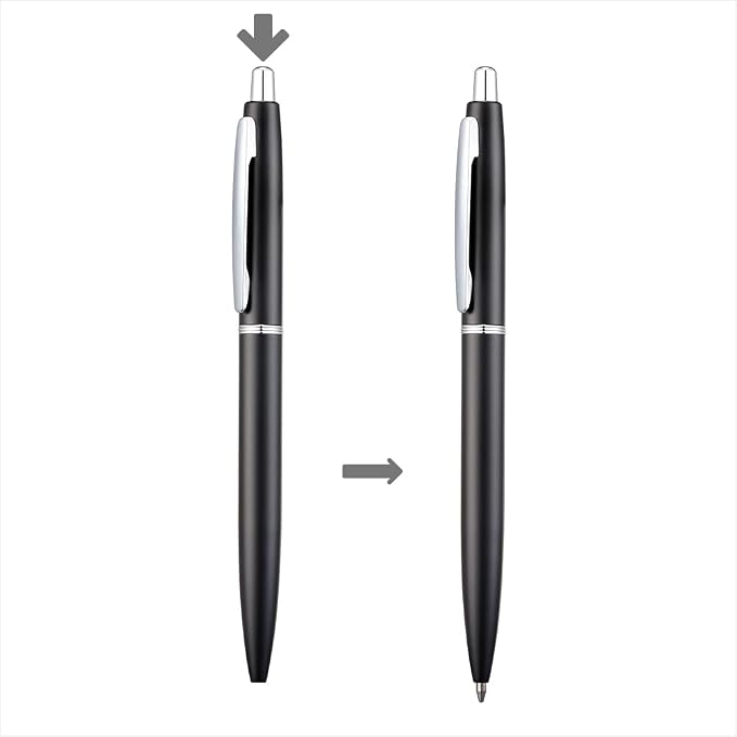 ChaoQ 6 Pcs Retractable Metal Ballpoint Pens, - Image 6