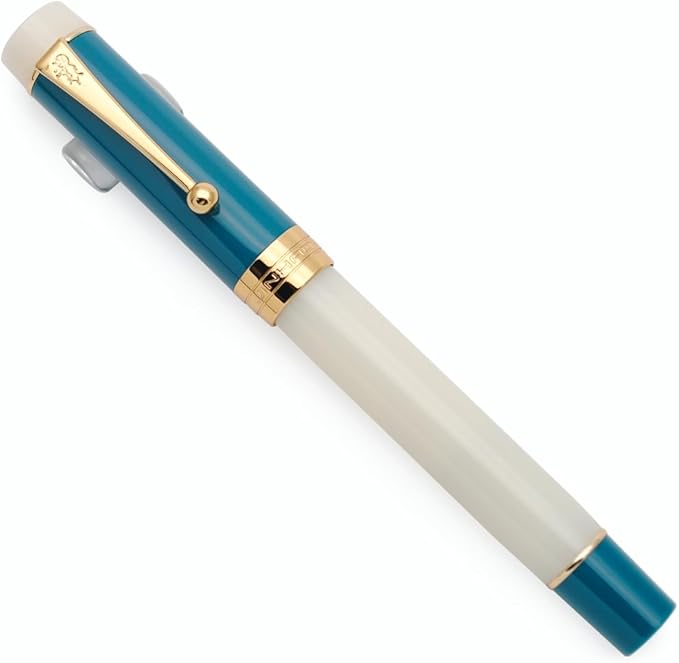 JINHAO 100 Fountain Pen with Ink Converter (Medium Nib 0.7mm, Dark Blue)-DeskLoop Office