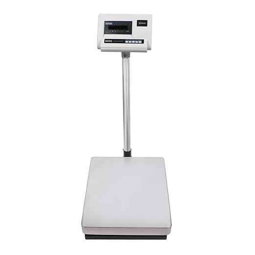 U.S. Solid Bench Scale - 350 lb x 0.002 lb Stainless Steel Postal Package Shipping Scale Digital Bench Platform Balance with 16 inch x 20 inch Platform, Lb/Kg-DeskLoop Office