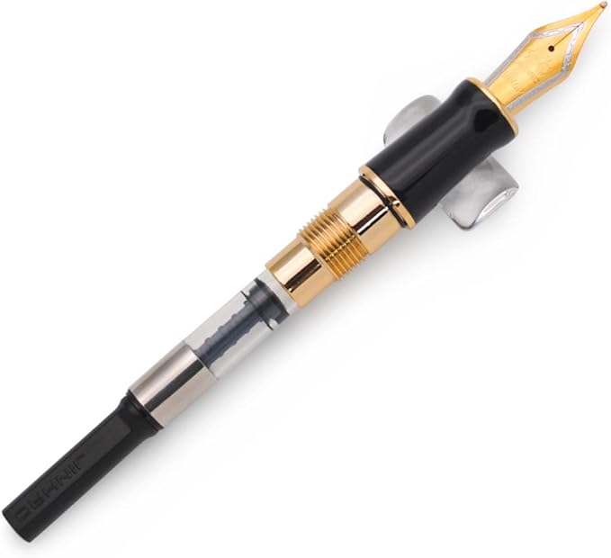 JINHAO 100 Fountain Pen with Ink Converter (Medium Nib 0.7mm, Galaxy Blue-A)-DeskLoop Office