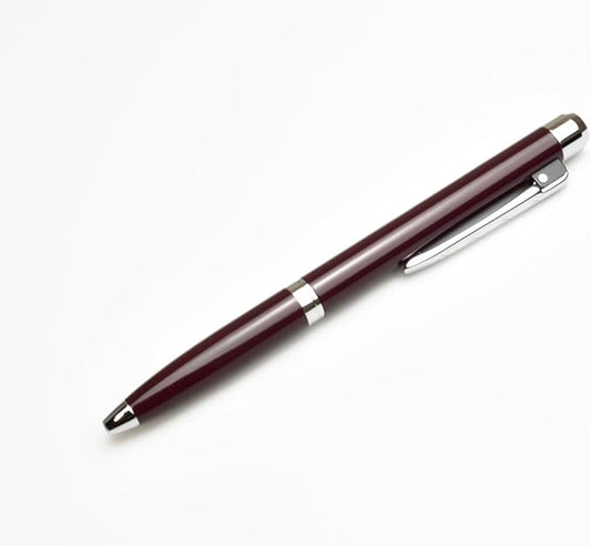 Model 28 Shortstock, Small Medium Tip Ballpoint Pen, Metal with Lacquer, Black Ink, 6 colors (Maroon)-DeskLoop Office