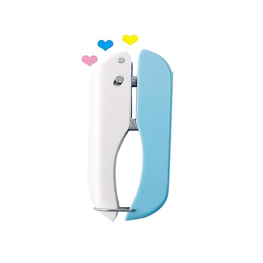 UCEC Heart Hole Punch Single Small Hole Puncher, 1/4in Mini Hole Punch Handheld Hole Paper Punch Puncher for Craft Paper Tags Clothing Ticket DIY Scrapbook Tool-DeskLoop Office