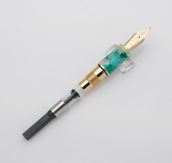 JINHAO 100 Fountain Pen with Ink Converter (Medium Nib 0.7mm, Fantastic Green)-DeskLoop Office