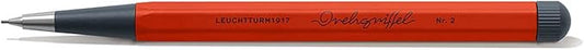 LEUCHTTURM1917 - Drehgriffel Mechanical Pencil - Refillable Writing Stylus with 0.7 mm HB Graphite Lead (Fox Red)-DeskLoop Office