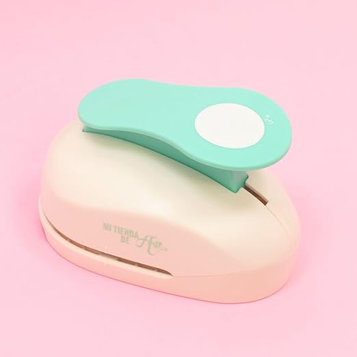 Craftelier - 3 Inch Circle Punch with Lever Press | Shape Hole Puncher for Paper Crafts | Round Hole Punch to Create Scrapbooks, DIY Cards & Journals | Mini Hole Punch for Paper & Cardstock.-DeskLoop Office