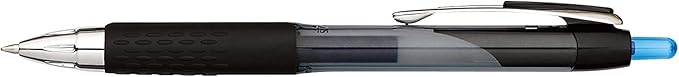 Uniball Signo 207, Retractable Gel Pens, 0.7mm Medium Point, 12 Pack; 6 Black & 6 Blue-DeskLoop Office