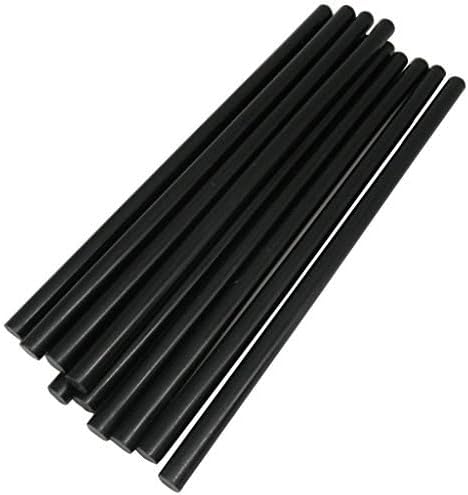 TrendBox Pack of 50 Black 7mmx200mm - Hot Melt Glue Sticks Strips Melting Adhesive for Handmade Craft DIY Home Office Project Craftwork Fix & Repairs-DeskLoop Office