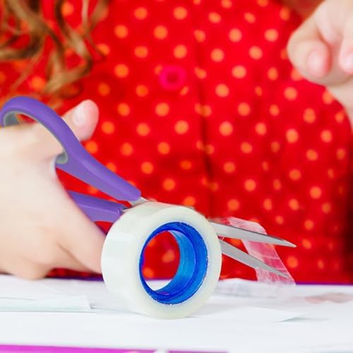 Scissors, Rkqoa 8" All Purpose Office Scissor 6 Pack - Comfort-Grip Sharp Shears for Office School House Sewing Fabric Crafts Arts Desk Classroom Supplies, Teacher/Class Scissors-DeskLoop Office