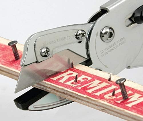 RONAN Multi-Cut Quick Change Utility Cutter, Razor Sharp Multipurpose Cutting Tool Cuts Cable, Wood, Carpet, Laminate Tile, Vinyl, Rubber, Shrubs, For Professionals and DIY-DeskLoop Office