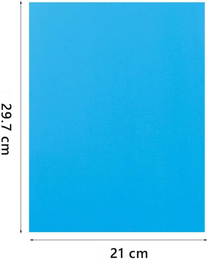 A4 Origami Paper Lake Blue 100 Sheets, 8.27×11.7 inch Double Sided Color Easy Fold Big Origami Paper A4 Colored Copy Papers Thin 70gsm for Beginners, DIY handwork Art and Craft Projects (210 x 297 mm)-DeskLoop Office