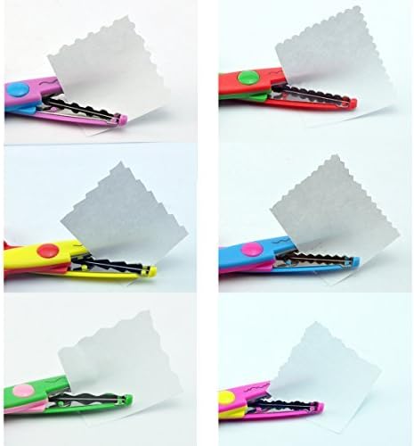 UCEC Craft Scissors Decorative Edge, Zig Zag, Kids Safety Design Pattern - Image 9