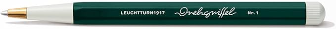 LEUCHTTURM1917 - Drehgriffel Writing Pen (Forest Green) - Gel Pen with Black Ink Included-DeskLoop Office