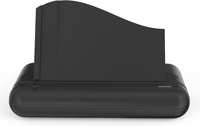 Electric 3 Hole Paper Punch, VEYETTE Heavy Duty Commercial Hole Puncher with Adapter for Office School Studio, 30 Sheet Capacity,Color Black-DeskLoop Office