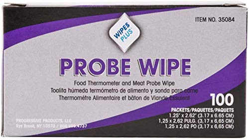 Thermometer Sanitizing Wipes - Probe Wipe Sachet - 100 Wipes-DeskLoop Office