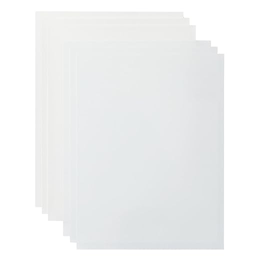 Cricut Printable Waterproof Sticker Set, 20 Transparent Sheets (8.5" x 11") - Compatible with Inkjet Printers - For Joy Xtra, Explore, & Maker Machines-DeskLoop Office