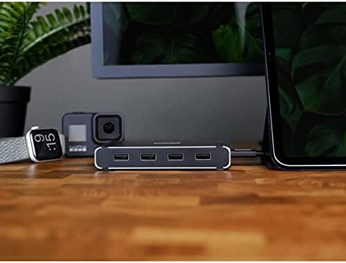 CalDigit Thunderbolt 4 Element Hub - 4X USB4 Ports, USB 3.2 Gen2 10Gb/s, Single 8K or Dual 4K Displays, 60W Charging, 0.8m Cable-DeskLoop Office