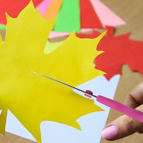 Scissors, Rkqoa 8" All Purpose Office Scissor 6 Pack - Comfort-Grip Sharp Shears for Office School House Sewing Fabric Crafts Arts Desk Classroom Supplies, Teacher/Class Scissors-DeskLoop Office