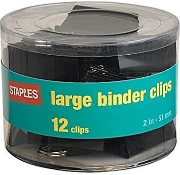 Staples Metal Binder Clips by Staples