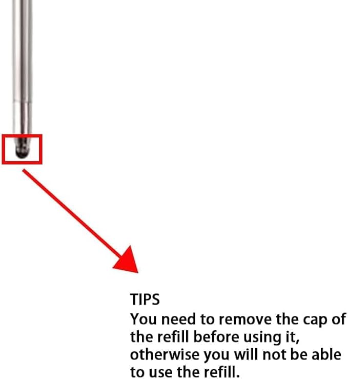 4-in-1 Four-Color Multifunctional Pen Refill, Black/Red/Blue Ballpoint Pen Refill,Great Gift for Friends, Loved Ones (Refill Black)-DeskLoop Office