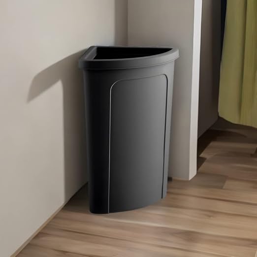 Recycling Bin, 21 Gallon Corner Round Trash Can, Crack-Resistant, Commercial Durable Garbage Can, Reinforced Bottom, Ideal for Home, Kitchen, Bar, Hotel, Restaurant, School-DeskLoop Office