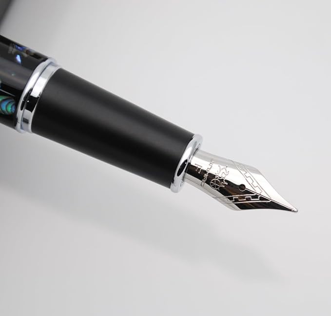 JINHAO 8802 Fountain Pen F Nib (Shell Carving - 2)-DeskLoop Office