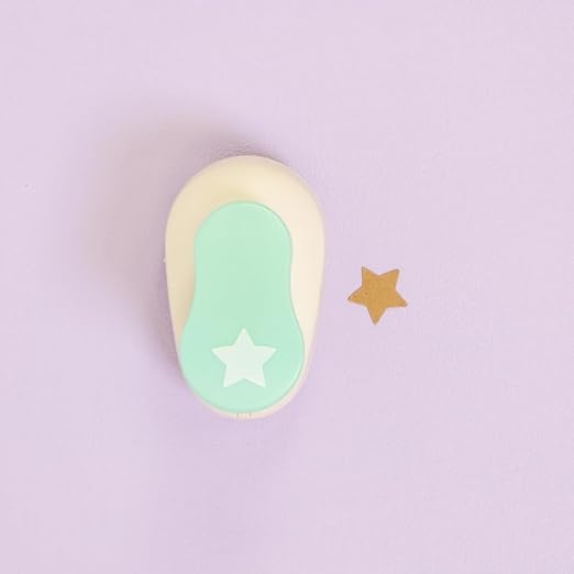 Craftelier - 5/8 Inch Star Hole Punch with Lever Press β Star Hole Puncher for Paper Crafts | Punch for Scrapbooking, DIY Cards & Journals | Hole Punch Shapes for Paper & Cardstock.-DeskLoop Office